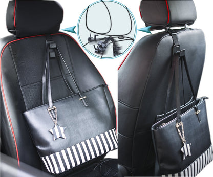 Heroway Car Headrest Organizer Hooks for Bags