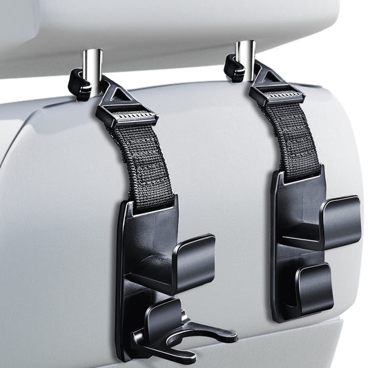 Heroway Car Headrest Organizer Hooks for Bags
