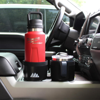 Integral Adjustable Car Cup Holder for Large Bottles