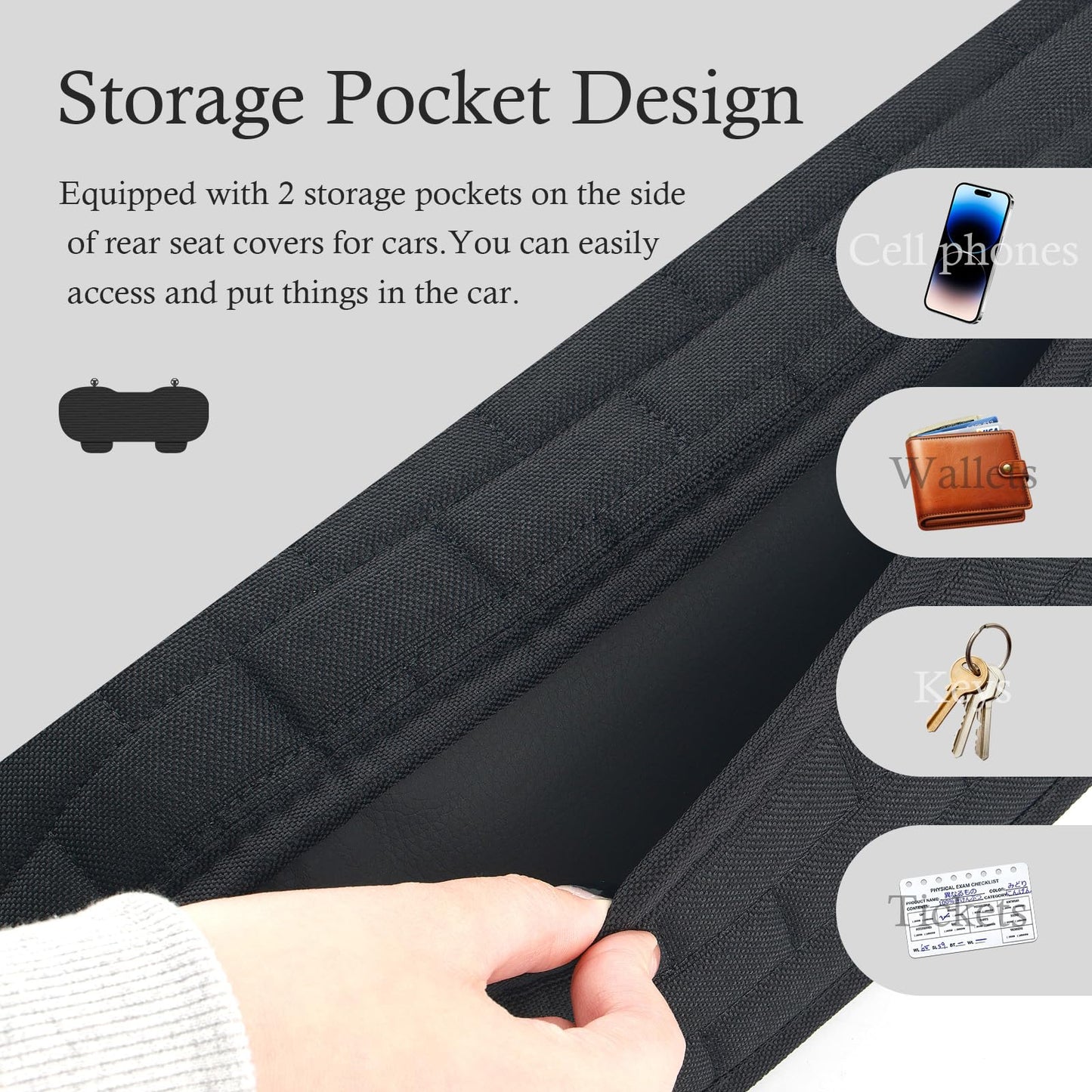 All-Season Car Back Seat Protector for SUV & Cars